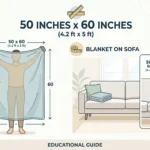 50 x 60 blanket size in feet