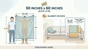 50 x 60 blanket size in feet