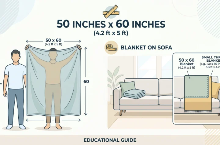 50 x 60 blanket size in feet